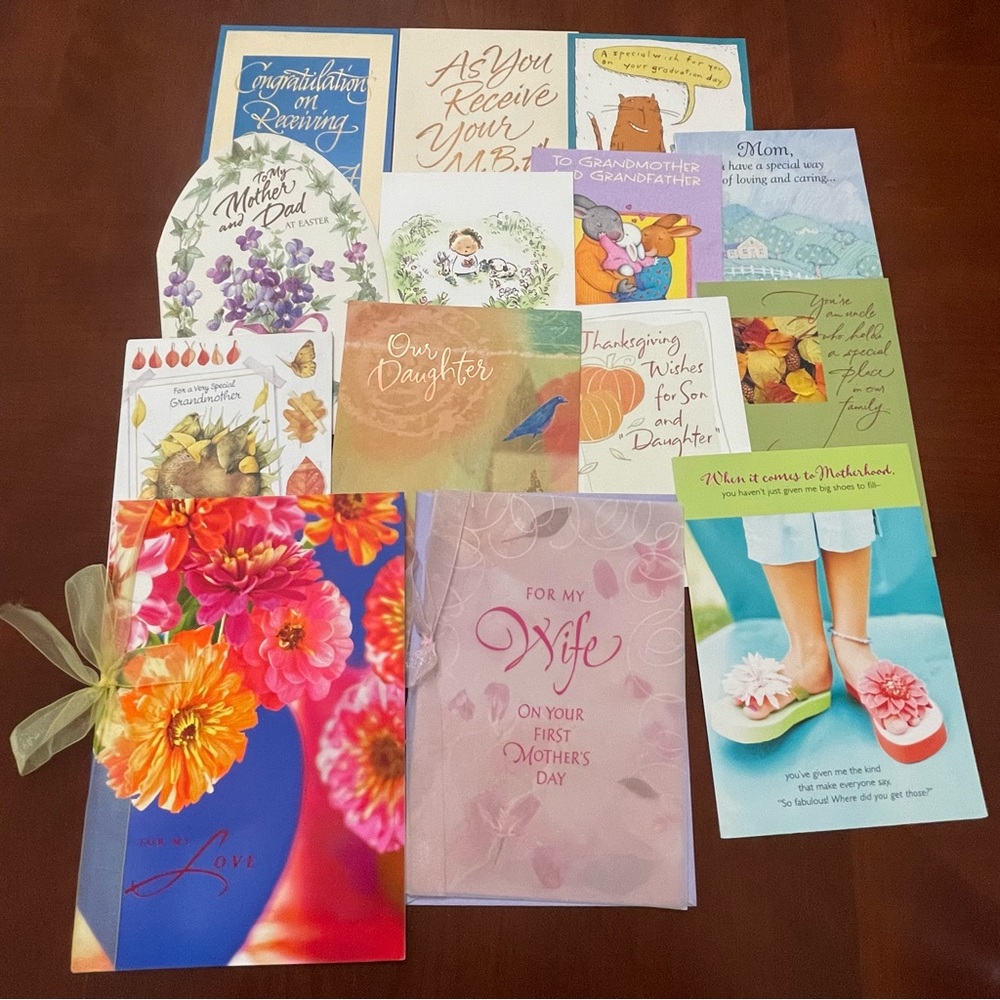 Lot of 120 Assorted All Occasions Greeting Cards